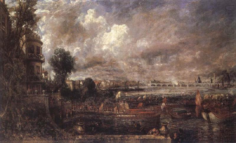 The Opening of Waterloo Bridge, John Constable